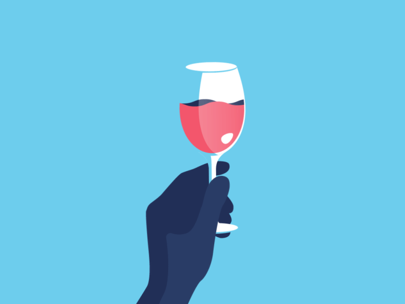 Cheers! animation first shoot gif illustration invite