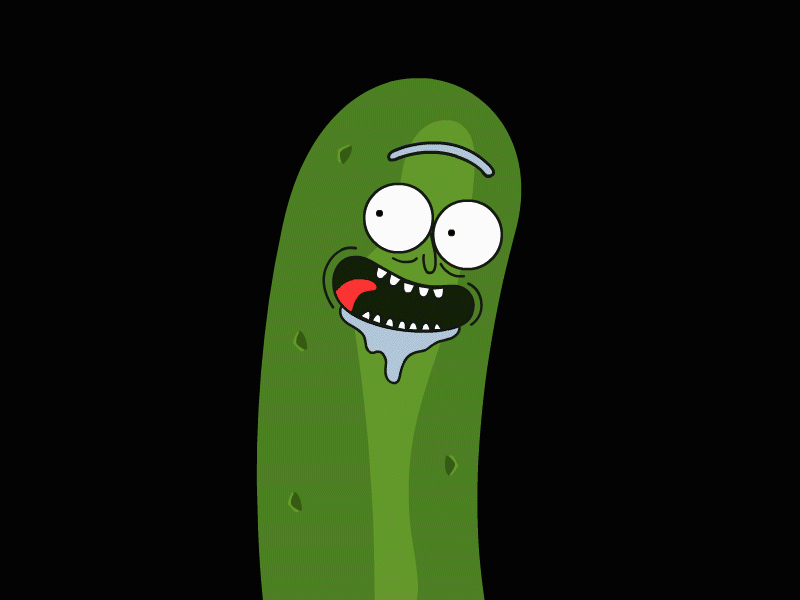 Pickle Rick! animation gif loop pickle rick