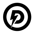 Bowie-D circle logo too much time