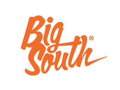 Big South Logo logo script typography