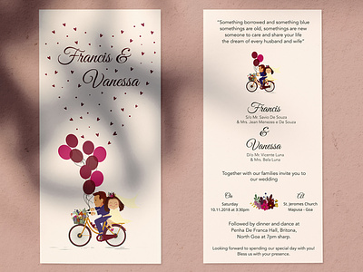 Wedding Card Design couplegoals design illustration illustration design vector