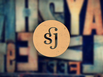 SJ mark ligature logo monogram