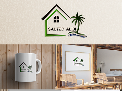 House Rental Logo - Salted Alibi professionals real estate agent