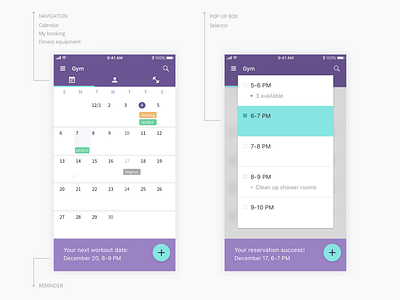 App Design - Gym