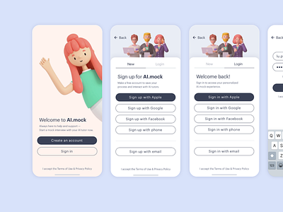 Emotional Design - Welcome Page