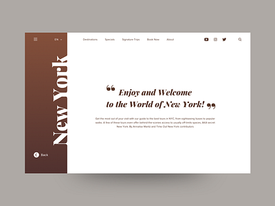 Web Design for Travel Blog - Detail Page #3