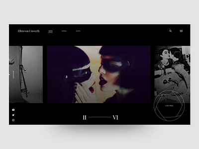 Web Design for Photographer - News Page #2