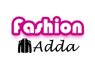 Fashion Adda Logos Design brand clean cloth color design dress fashion graphic typography icon logo style view
