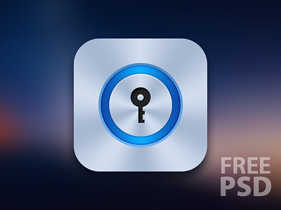 FREE PSD - Door App Icon 3d app icon branding creative design door graphic illustration logo typography ui ux