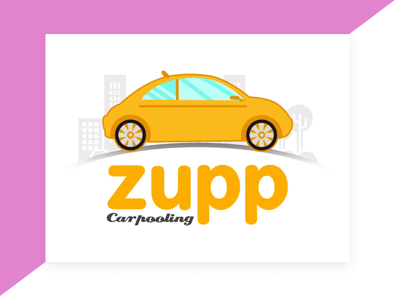 Car Pooling Logo car car pool design driving graphic icon logo pooling service share together travel