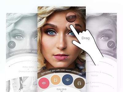 Face Cleaner Editor Mobile App after before beauty camera clear design edit effect face interface photo ui ux