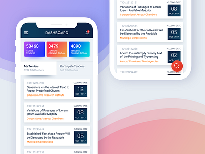 Mobile App_iPhone_x clear colors dashboard design effect graphic interface iphonex mobile tender ui ux