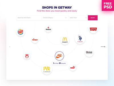 Free PSD for Find the Store