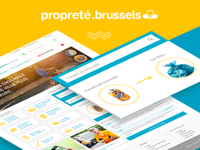 Site Bruxelles Propreté mobile responsive website