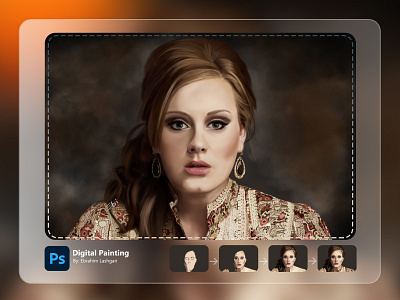 Adele Digital Painting