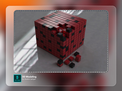 3D Modeling cubes 3dmax 3dmodeling