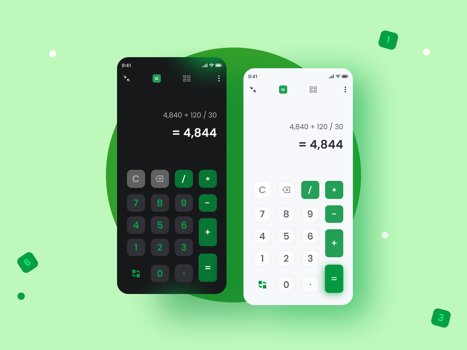 Calculator UI Design by Maansi Gupta on Dribbble