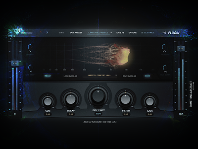 Something Abstract GUI audio design graphical user interface design gui gui design hi tech interface modern plugin ui user interface ux vst
