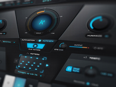 Antares 'Auto-Tune EFX+' Audio GUI Design