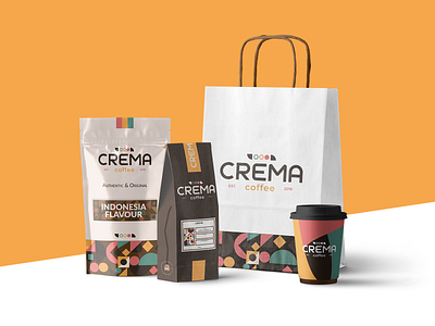CREMA Coffee Packaging Design packaging design