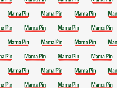 Dapur Mama Pin Pattern Design