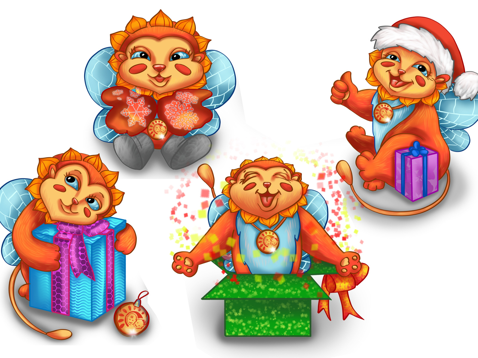 stickers-for-christmas-charity-project-by-veronika-pozdniakova-on-dribbble
