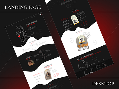 Landing page design design graphic design landing page ui uiux ux web design website