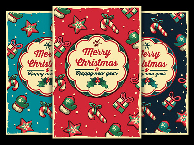 Christmas Greeting Cards christmas christmas card christmas eve christmas tree flyer merry christmas new year santa winter xmas