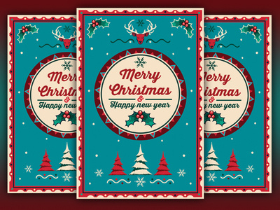 Christmas Greeting Cards christmas christmas card christmas flyer christmas tree flyer merry christmas new year santa winter xmas