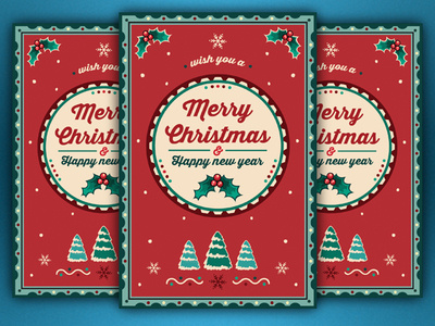 Christmas Greeting Cards christmas christmas card christmas flyer christmas tree flyer merry christmas new year santa winter xmas