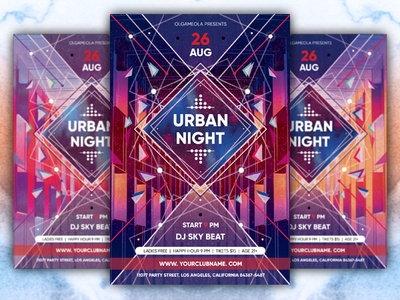 Club Music Party Flyer Template