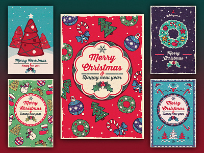 Christmas Greeting Cards christmas christmas card christmas cards christmas eve christmas flyer christmas gift christmas party christmas template christmas tree december greeting card holidays merry christmas new year new year eve new year party santa snowman winter xmas