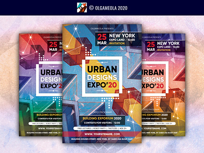 Expo Invitation for Urban Architecture Exhibition Poster / Flyer advertisement architecture architecture design architecture flyer build building business city commercial conference corporate design exhibition exhibition poster expo exposition industrial invitation leadership urban