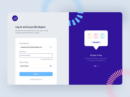 Sign In Website Store by BuildWithAngga on Dribbble