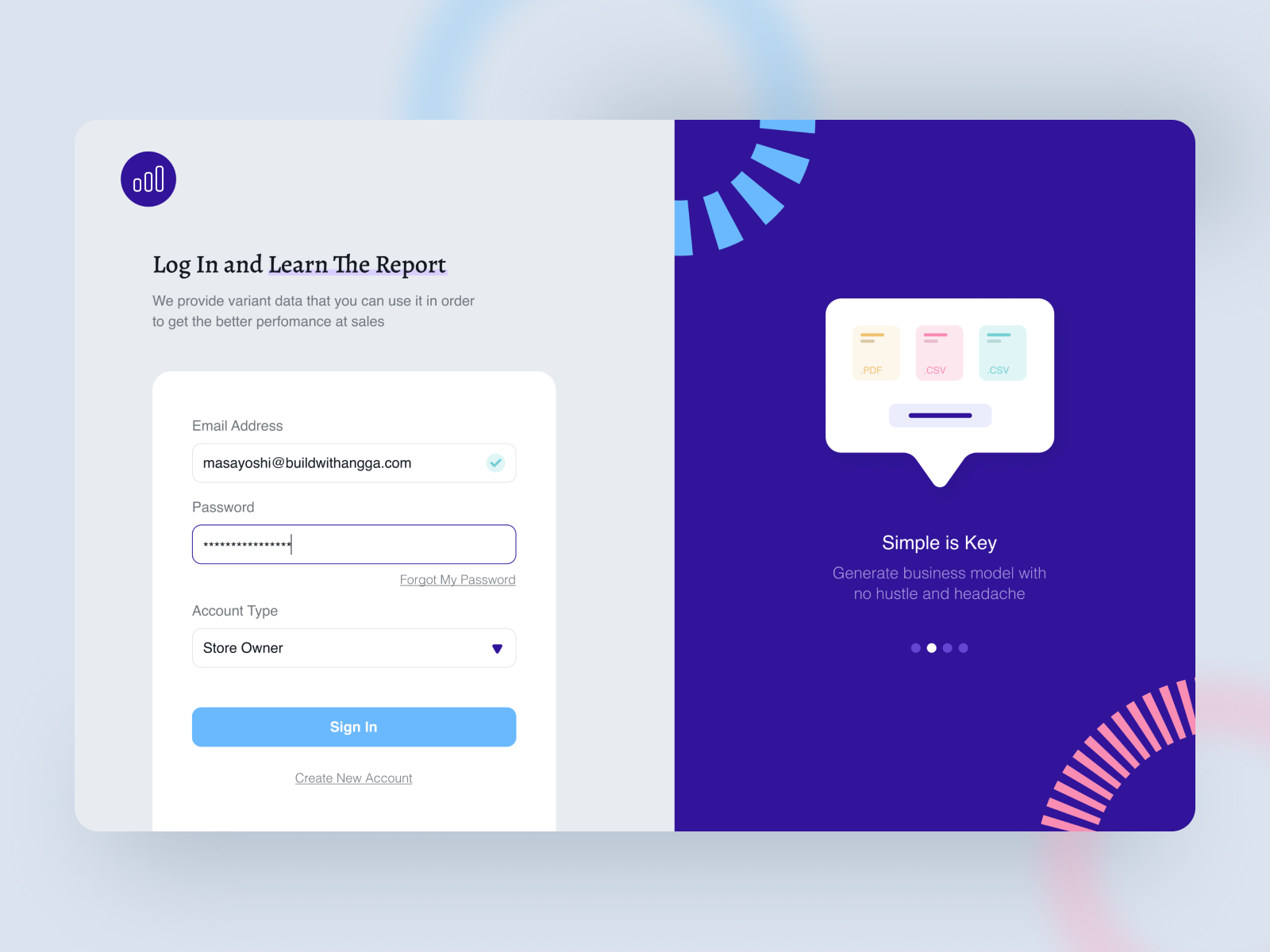 Sign In site Store by BuildWithAngga on Dribbble