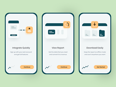 Finance Empty State finance mobile ui design