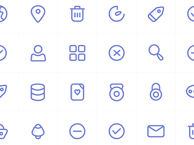 Avacons 1.0 icons illustration mobile ui design website