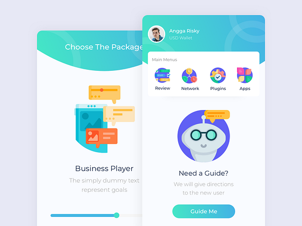 Money Bot App by BuildWith Angga on Dribbble