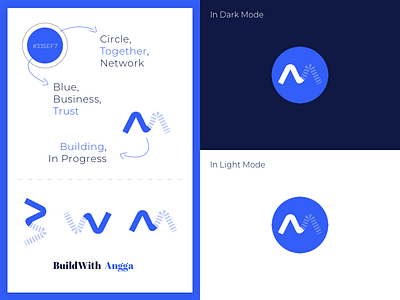 BuildWith Angga — Logo branding design logo