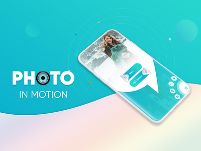 Photo In Motion app design graphic design logo ui ux