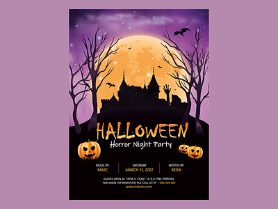 Halloween Flyer app branding design graphic design illustration logo typography ui ux vector