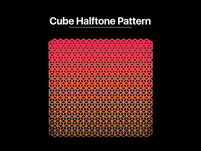 Hexa petternt / Cube Halftone Pattern animation branding cube halftone pattern design graphic design hexa pattern illustration logo pattern ux vector