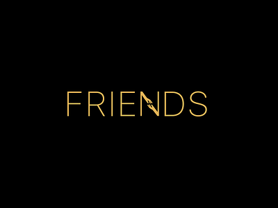 Friends Logo Design branding friends logo design graphic design logo