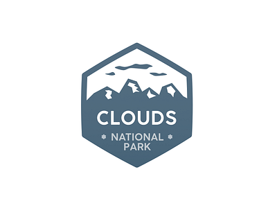 National Park Logo (Daily Logo Challenge #20) clouds dailylogochallenge logo national park