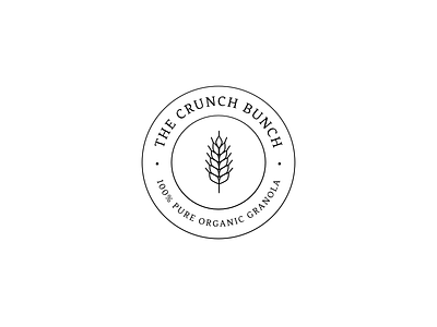 Granola Logo (Daily Logo Challenge #21) crunch dailylogochallenge granola logo