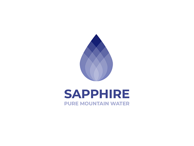 Mineral Water Logo logo sapphire water
