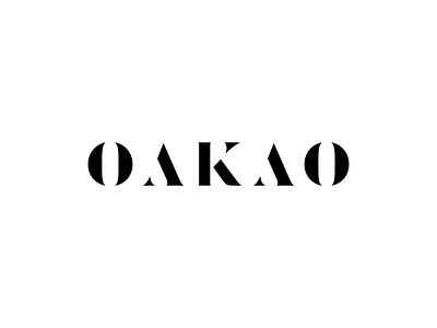 OAKAO - Fashion Brand Wordmark (Daily Logo Challenge #7) dailylogochallenge fashion logo oakao