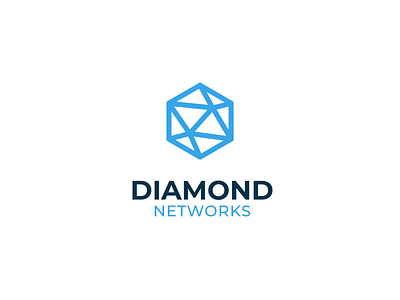 Diamond Networks Logo diamond diamond logo network