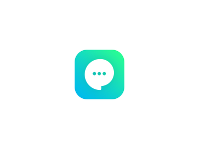 PINGPONG - Messaging App Logo (Daily Logo Challenge #39) dailylogochallenge logo messaging app messenger pingpong