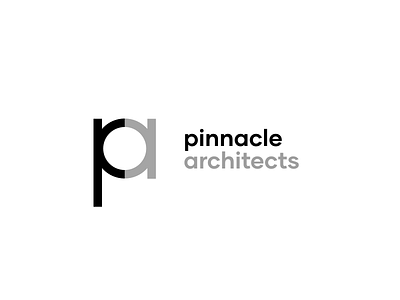 PINNACLE - Architectural Firm Logo (Daily Logo Challenge #43) architecture dailylogochallenge logo pinnacle